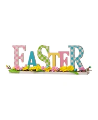 Glitzhome 16''L Wooden "Easter" Table Decor