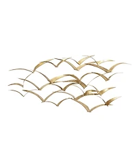 Metal Coastal Birds Wall Decor
