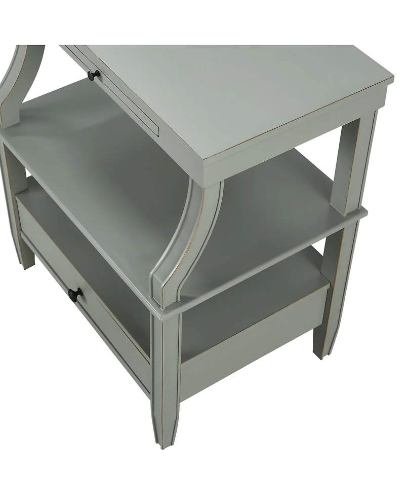 Newton Antique Storage Nightstand