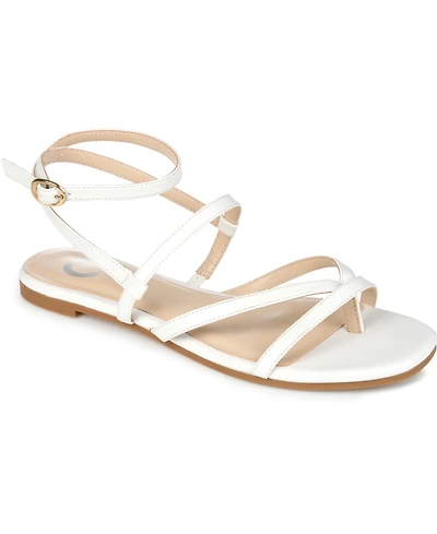 Journee Collection Women's Serissa Strappy Flat Sandals