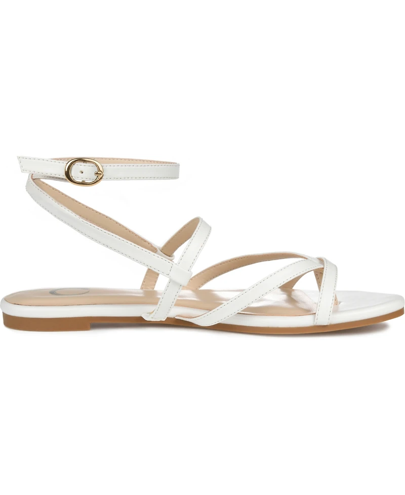 Journee Collection Women's Serissa Strappy Flat Sandals