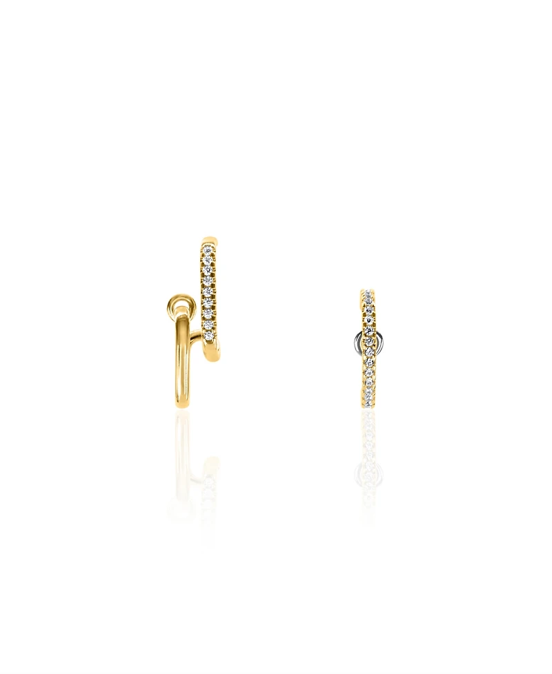 Oma The Label Lydia Asymmetrical Earrings