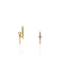 Oma The Label Lydia Asymmetrical Earrings