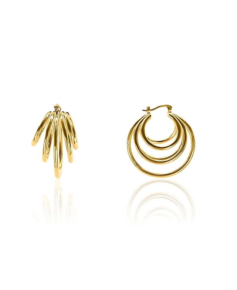 Oma The Label Adesuwa Medium Hoop Earrings