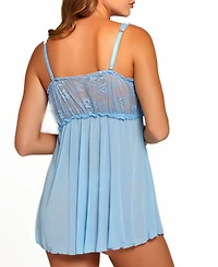 iCollection Sakura Double Strap Babydoll & Panty 2pc Lingerie Set