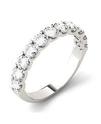 Moissanite Anniversary Band 1-1/10 ct. t.w. Diamond Equivalent 14k White or Yellow Gold
