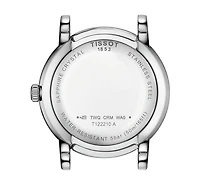 Tissot Women's Swiss Carson Premium Lady Burgundy Leather Strap Watch 30mm