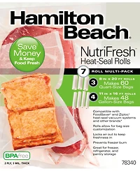 Hamilton Beach NutriFresh Heat-Seal Roll Multi-Pack - 7 Rolls