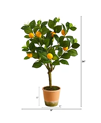 24" Lemon Artificial Tree