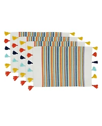 Saro Lifestyle Color Splash Placemat 20" x 14", Set of 4