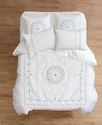 Levtex Harleson Medallion Embroidered 3-Pc. Comforter Set, King
