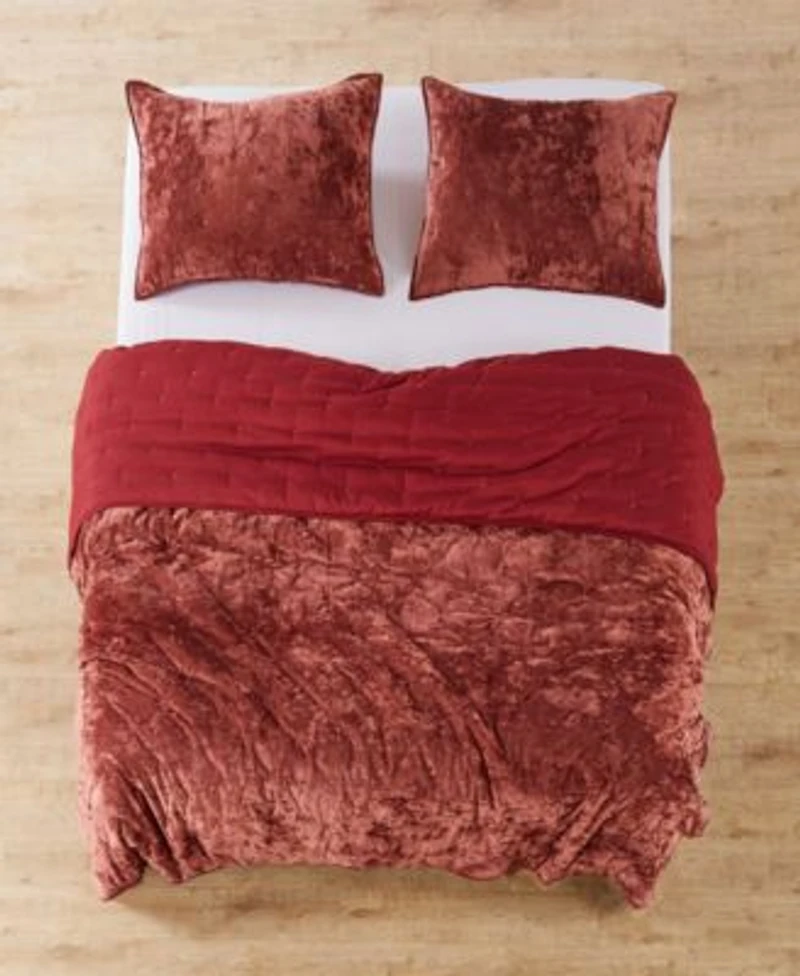 Levtex Abruzzi Velvet Reversible Quilts