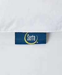 Serta White Goose Feather Down Fiber Featherbeds