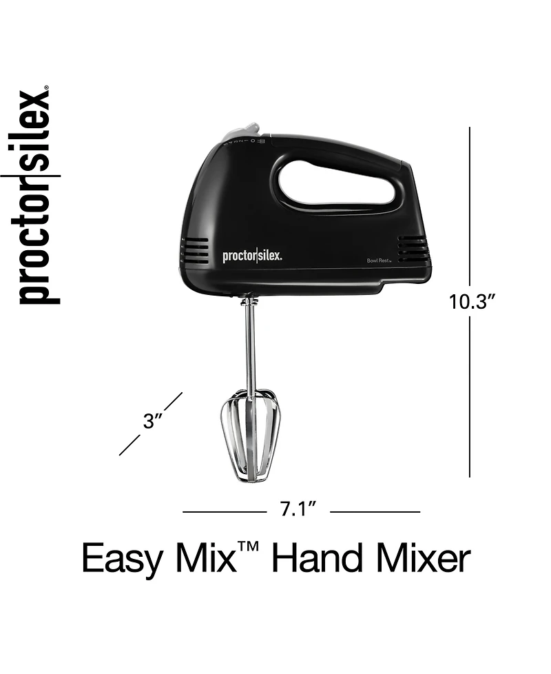 Proctor Silex Easy Mix 5-Speed Hand Mixer