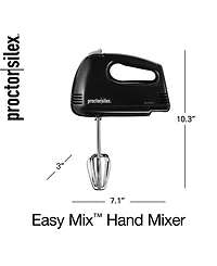 Proctor Silex Easy Mix 5-Speed Hand Mixer