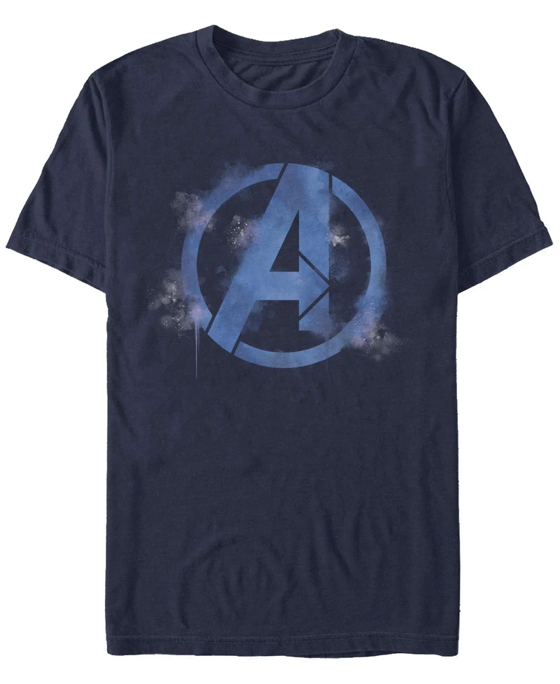 Fifth Sun Men's Avengers Spray Logo Short Sleeve Crew T-shirt