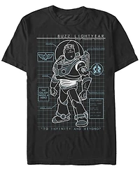 Fifth Sun Men's Buzz Schematic Short Sleeve Crew T-shirt