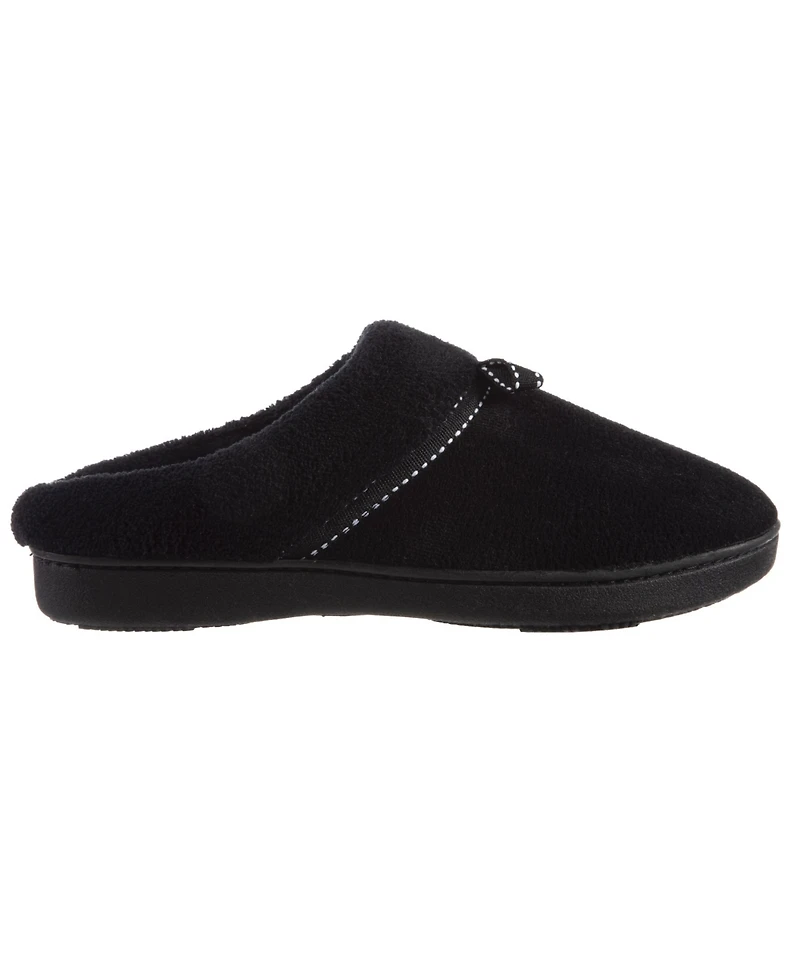 Isotoner Signature Women's Micro Terry Milly Hoodback Slipper