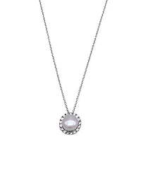 Floating Freshwater Pearl Halo Necklace