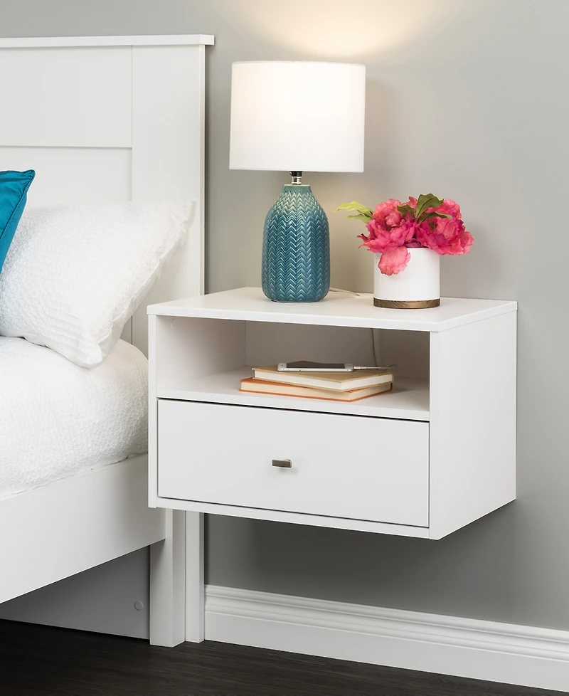 Prepac Floating Nightstand