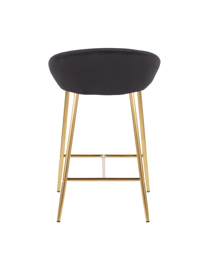 Matisse Velvet Counter Stool - Set of 2