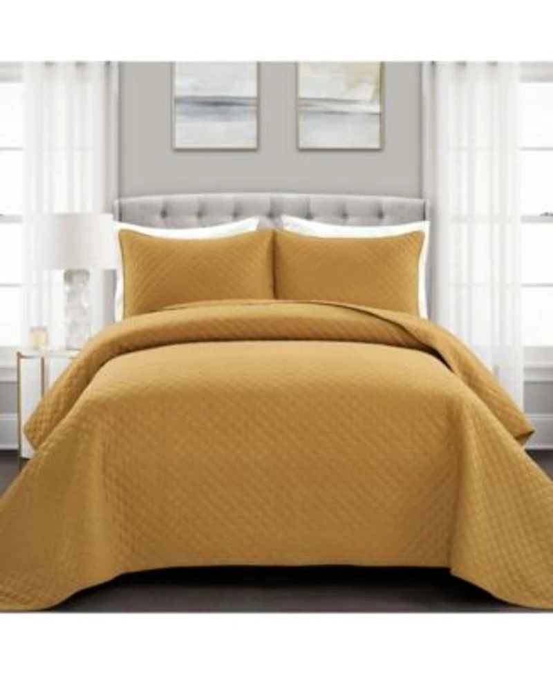 Lush Decor Ava Cotton Quilt Set