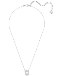 Swarovski Rhodium-Plated Millenia Pendant Necklace, 15" + 2" extender