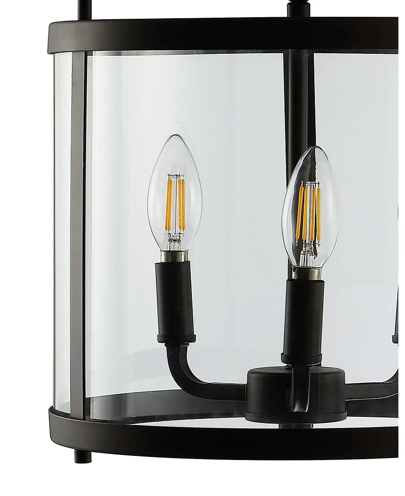 Ciel Simple Farmhouse 3-Light Rustic Vintage Led Flush Mount