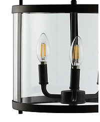 Ciel Simple Farmhouse 3-Light Rustic Vintage Led Flush Mount