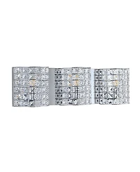 Clara Deco 3-Light Classic Glam Led Vanity Light