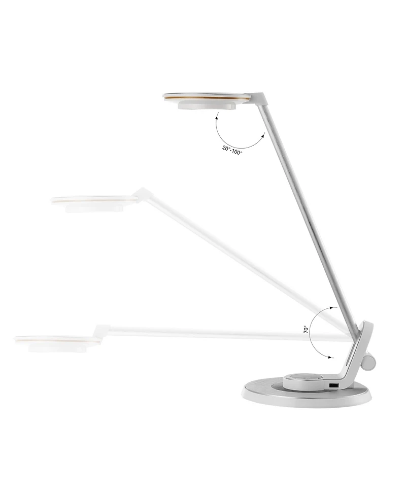 Dixon Aluminum Contemporary Minimalist Adjustable Dimmable Usb Chargning Led Task Lamp