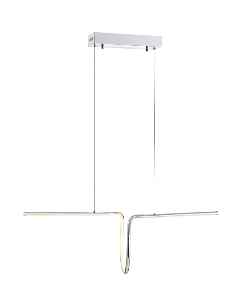 Ali 34.5" Dimmable Adjustable Integrated Led Linear Pendant