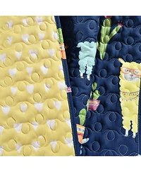 Lush Decor Kids Southwest Llama Cactus Throw, 60" x 50"