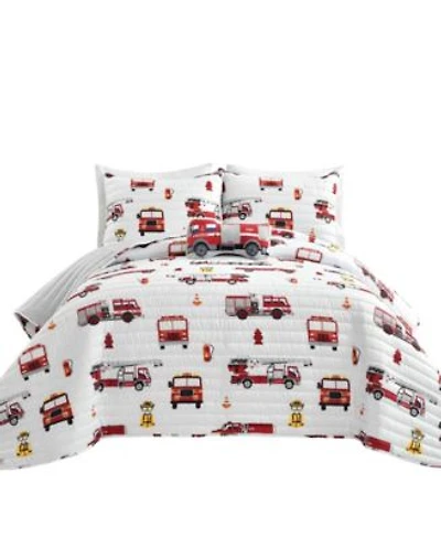 Lush Decor Kids Fire Truck Quilt Sets