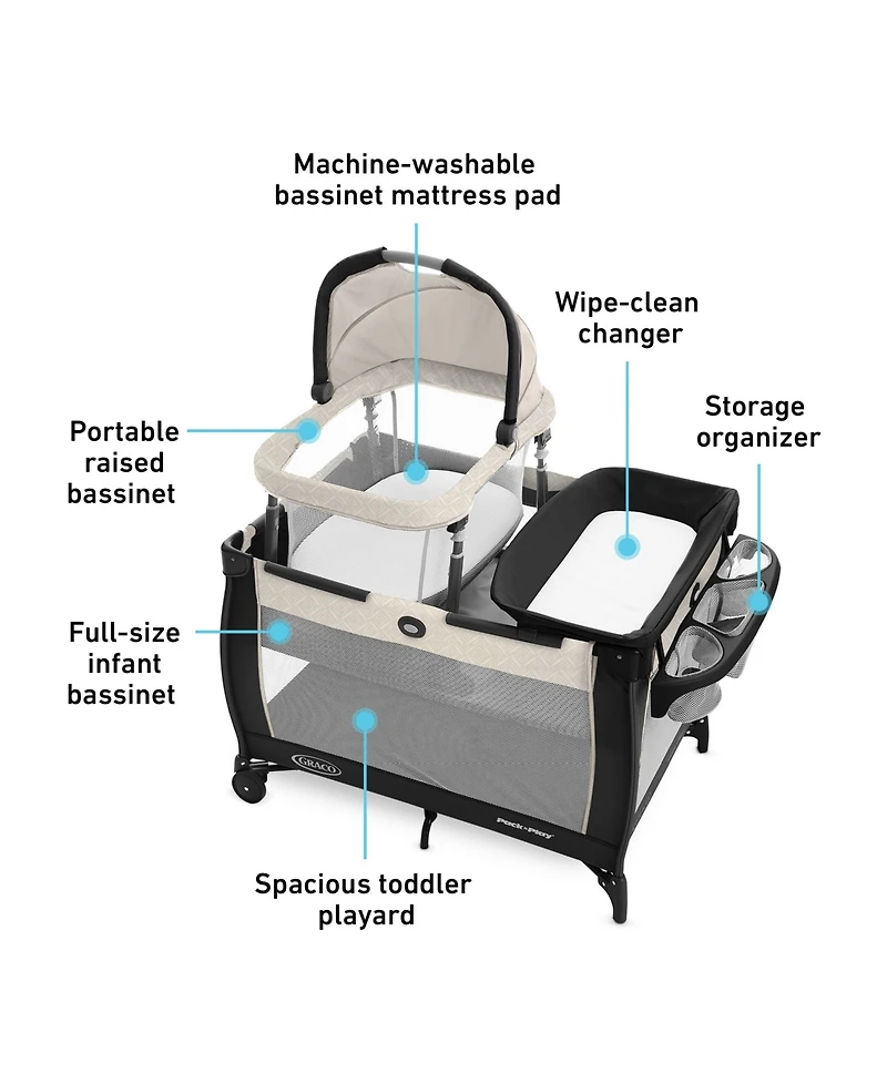 Graco Pack 'n Play Day2Dream Travel Bassinet Playard