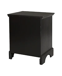 Osp Home Furnishings Modern Mission 2 Drawer Nightstand with Tray