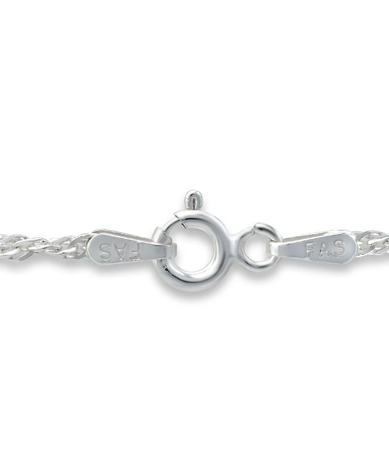 Giani Bernini Sterling Silver Necklace, 18" Small Bead Singapore Chain