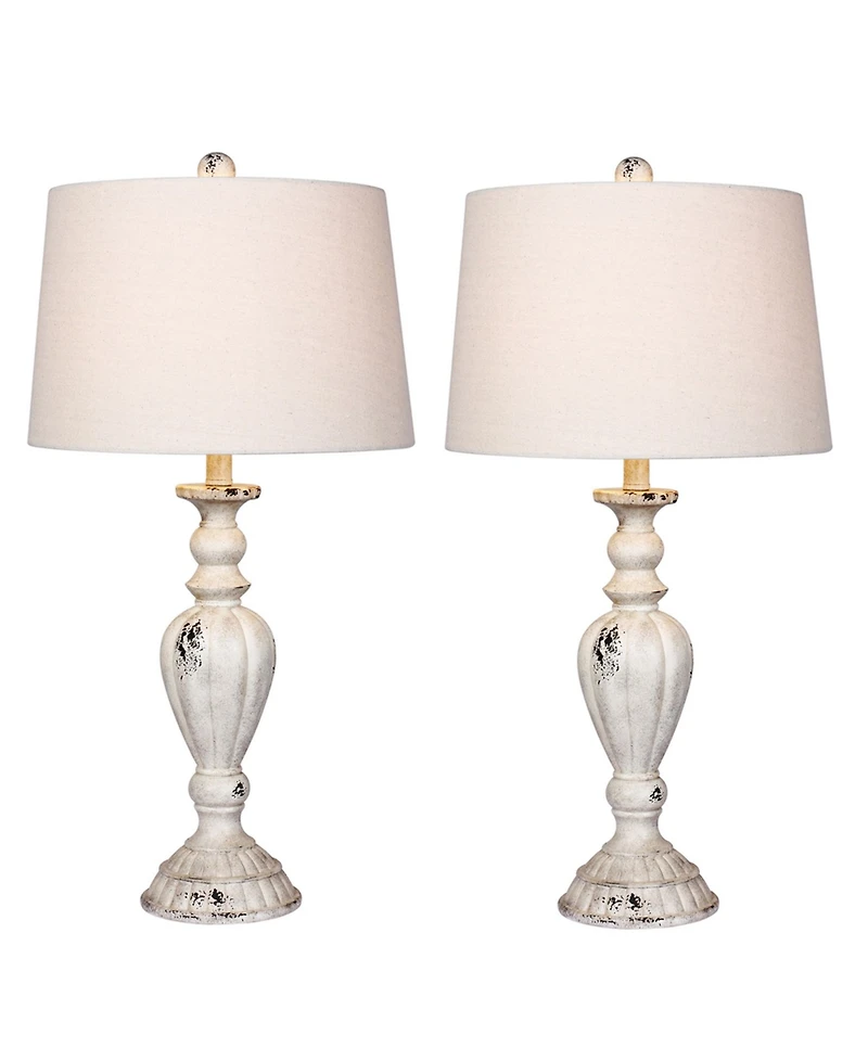 Fangio Lighting Resin Table Lamps, Set of 2