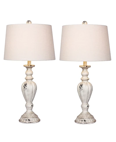 Fangio Lighting Resin Table Lamps, Set of 2