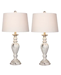 Fangio Lighting Resin Table Lamps, Set of 2