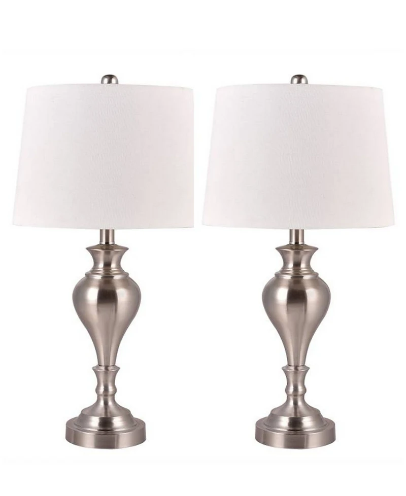 Fangio Lighting Table Lamps with Usb Port, Set of 2