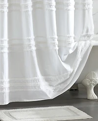 Dkny Chenille Stripe Shower Curtain, 72" x