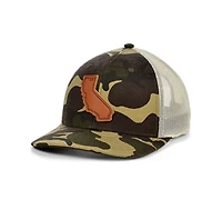 Local Crowns California Woodland State Patch Curved Trucker Cap