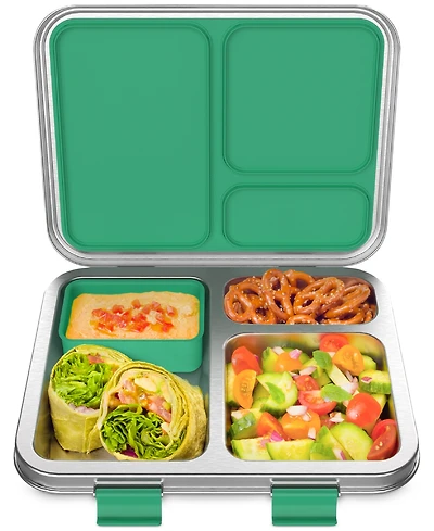 Bentgo Kids Stainless Steel Leak-Resistant Lunch Box (Blue)