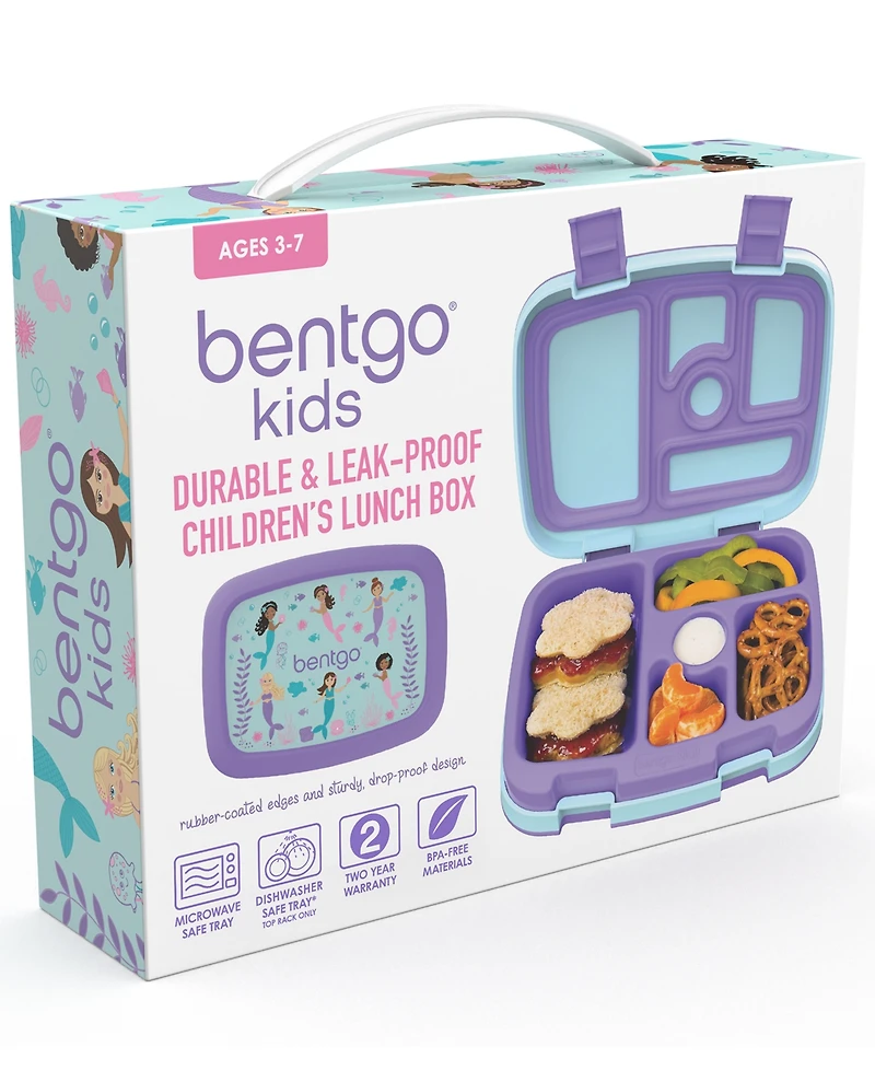 Bentgo Kids Prints Leak-Proof Lunch Box - Mermaids the Sea
