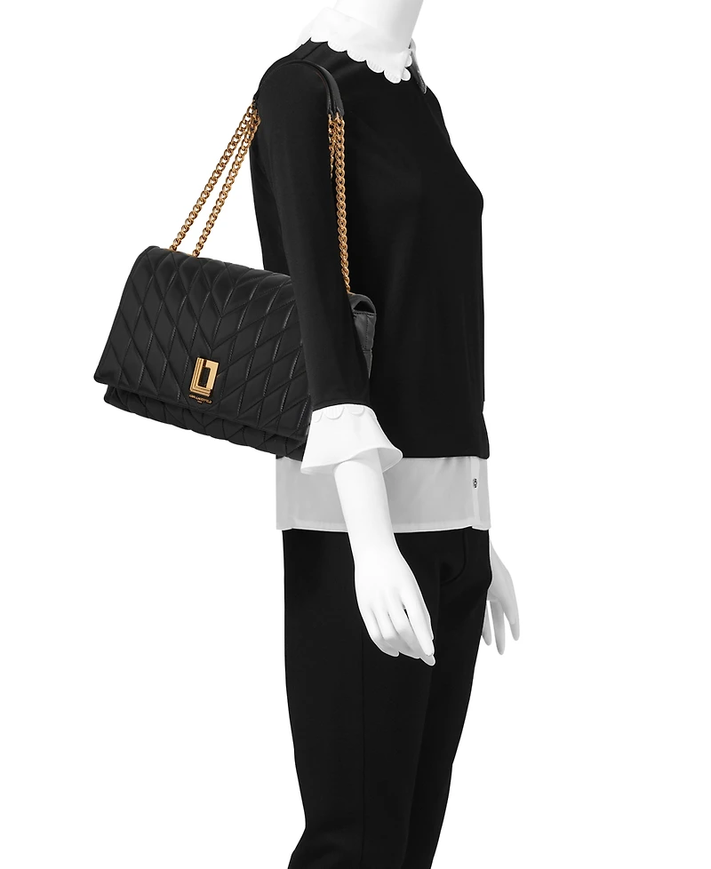 Karl Lagerfeld Paris Lafayette Large Shoulder Bag