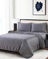Anne Klein Reverie 100% Cotton Sateen 4-Pc. Sheet Set
