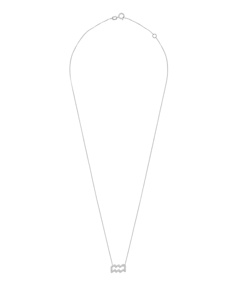 Diamond Zodiac Pendant Necklace (1/10 ct. t.w.) 14K Yellow Gold or White