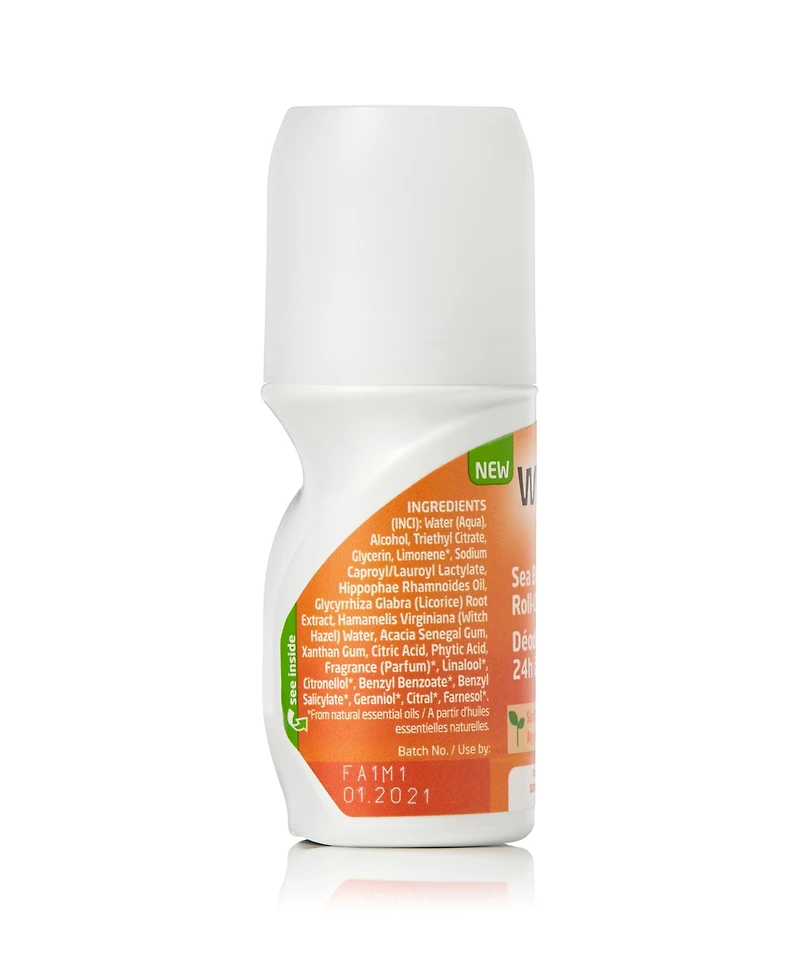 Weleda Sea Buckthorn 24 Hours Roll-On Deodorant, 1.7 oz