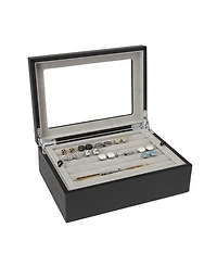 Ox & Bull Trading Co. Men's Onyx Cufflinks Collector's Case